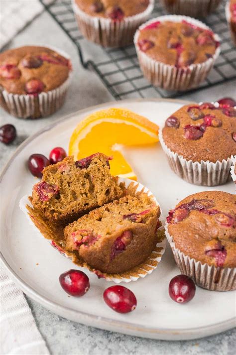 Cranberry Orange Muffins Delicious Meets Healthy