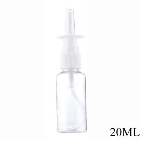 Empty Plastic Nasal Spray Bottles Pump Sprayer Mist Sprays Refillable