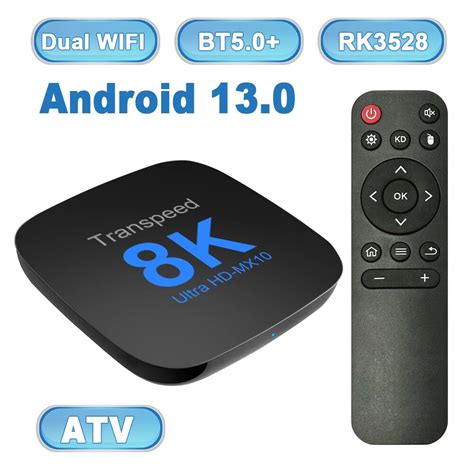 Trans Peed Atv Android 13 Tv Box Rk3528 Mit Sprach Assistent Tv Apps Bt