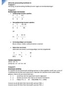 Getal En Ruimte Wiskunde Samenvatting Hoofdstuk Kansverdelingen