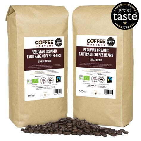 Peruvian Organic Fairtrade Coffee Beans 12x500g