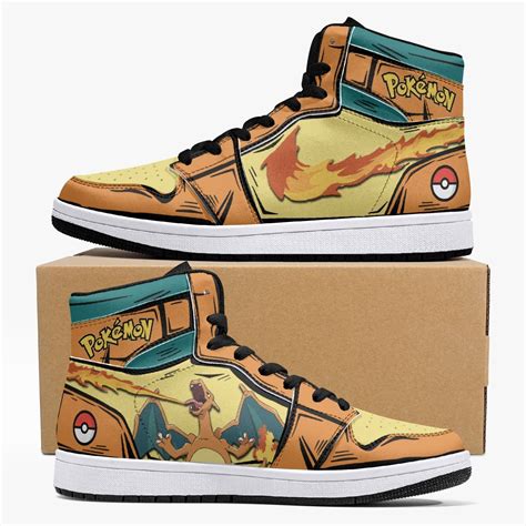 Charizard Pokemon 2 Mid 1 Basketball Shoes - AnimeBape