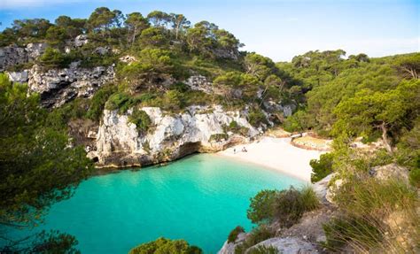 Cala En Turqueta Turqueta Beach In Menorca Spain Stock Photo Image