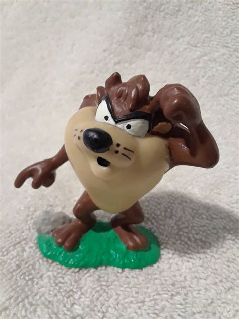 Vintage Looney Tunes Tasmanian Devil Thinking Figure Etsy