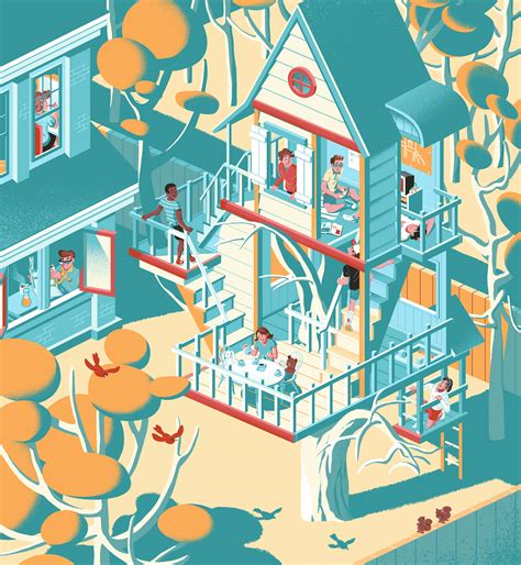 Backyard Illustrations Behance