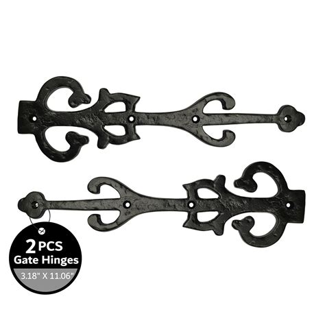 Akatva Faux Shutter Hinges 2 Pieces Shutter Strap Hinges Dummy