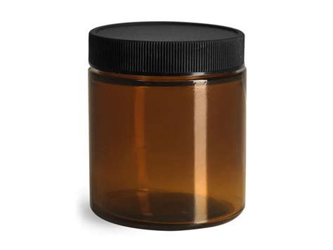 Amber Glass Jar 4 Oz Ltyg Shoppe Usa