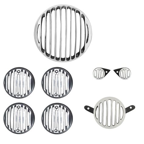 Rjvon Royal Headlight Grill Set For Re Bullet Classic 350500 Ccclassic Chromeclassic