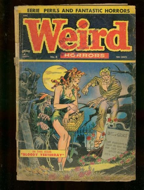 Weird Horrors 8 1953 Pre Code Horror Kubert ART G Comic Books