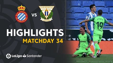 Highlights RCD Espanyol vs CD Leganés 0 1 YouTube