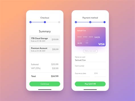 Credit Card Checkout Daily Ui