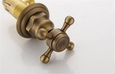 Luxury Full Copper Hot And Cold Bath Faucet Five Piece European Style Bronze Bath Side Split