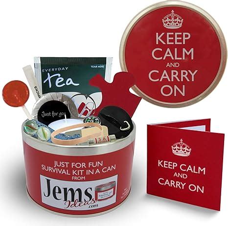 Kit De Survie Humoristique Keep Calm Carry On Cadeau Humoristique