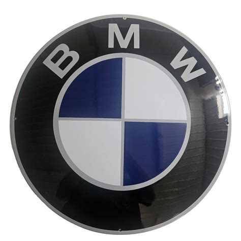 Vintage Bmw Logo Porcelain Sign Automobile Advertising Sign Auction