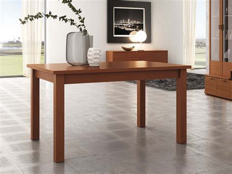 Mueble Mesa Centro Comedor Madera Melamina Moderno Economico Cerezo