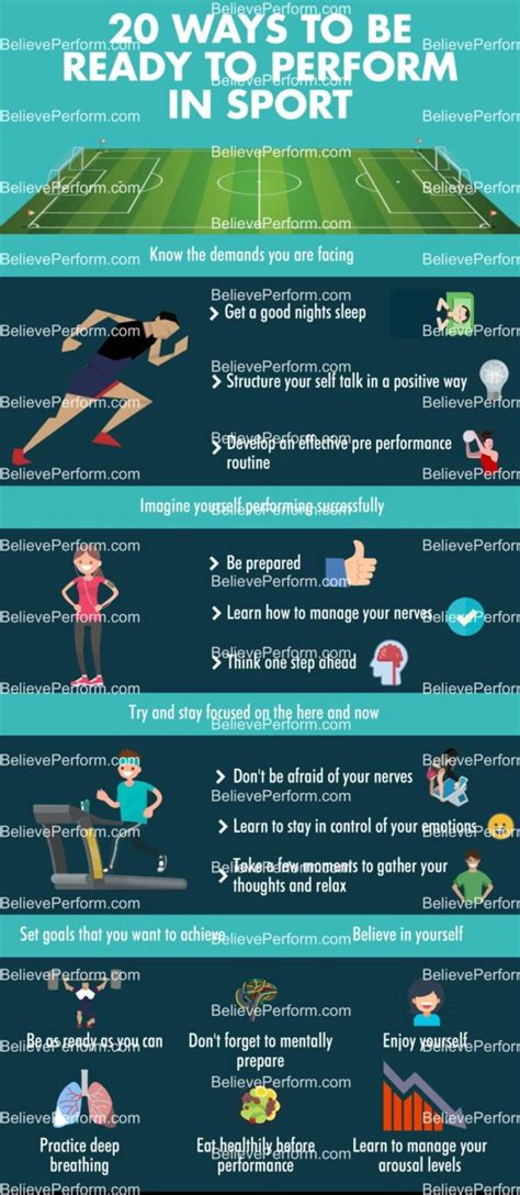 20 Ways To Be Ready To Perform In Sport Believeperform The Uks