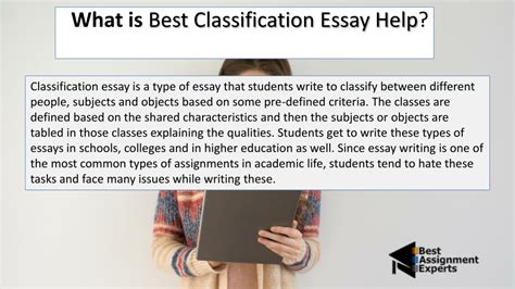 Ppt Classification Essaybest Classification Essay Help Powerpoint