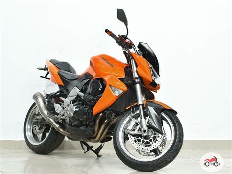 Купить б у Kawasaki Z 1000 инжектор 6 передач в Москве оранжевый naked bike 2008 года на Авто