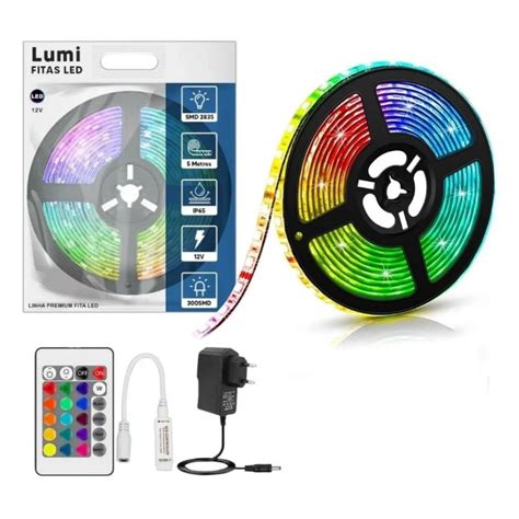 FITA LED RGB CONTROLE REMOTO Shopee Brasil