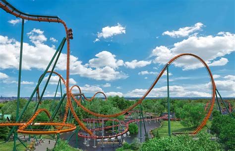 Canadas Wonderland Unveils Record Breaking Yukon Striker Dive Coaster