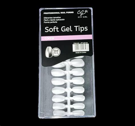 Tips Soft Gel Coffin Pcs City Girl Jpt Me City Fashion