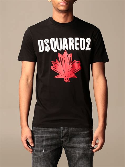 Dsquared Camiseta Hombre Negro Camiseta Dsquared S Gd