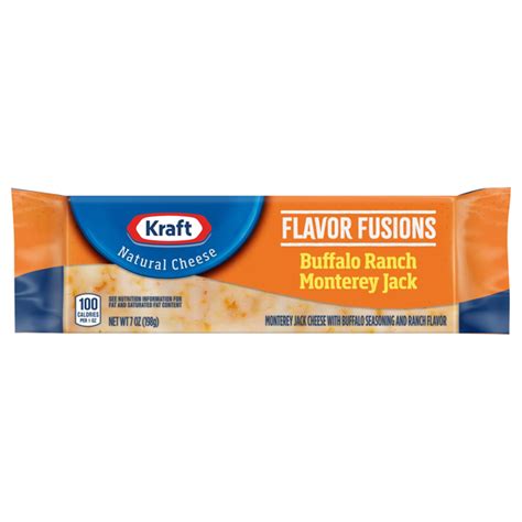 Save On Kraft Flavor Infusions Natural Buffalo Ranch Monterey Jack