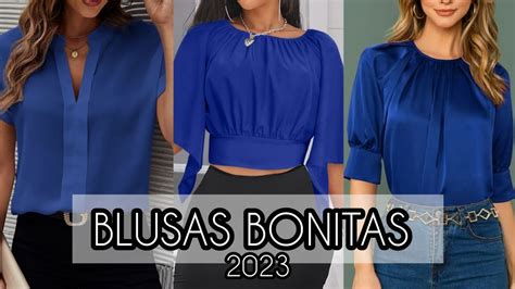 MODELOS DE BLUSAS ELEGANTES MODERNAS Y BONITAS 2023 YouTube