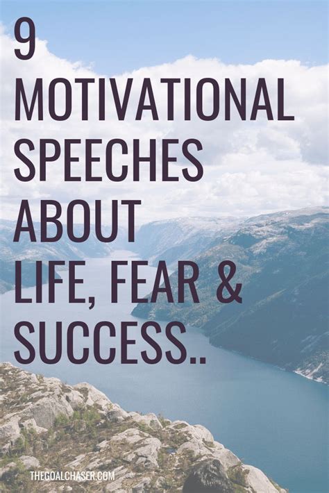 9 Motivational Speeches About Life And Success With Images