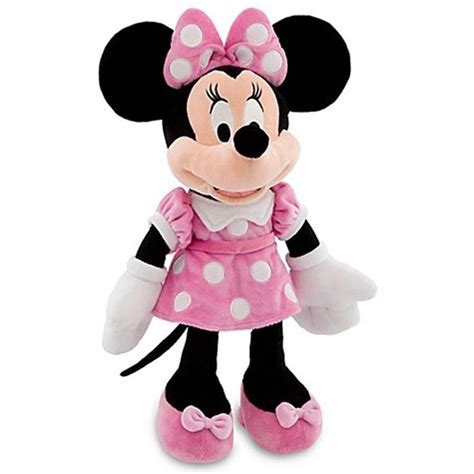 Girls Disney Mickey Minnie Mouse Clubhouse Plush Toy Doll Pink Dress