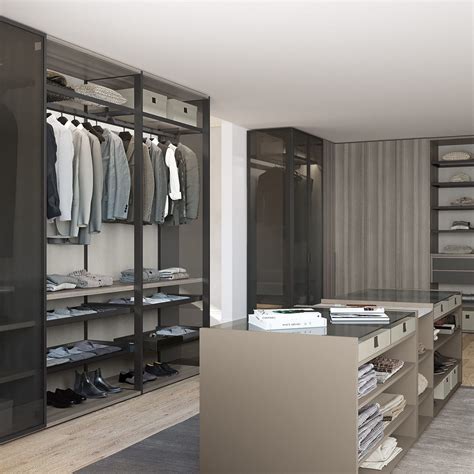 Modular Walk In Wardrobe Aurora Barret Febal Casa Corner Wall