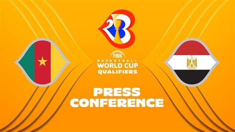 Cameroon V Egypt Press Conference FIBA Basketball World Cup 2023