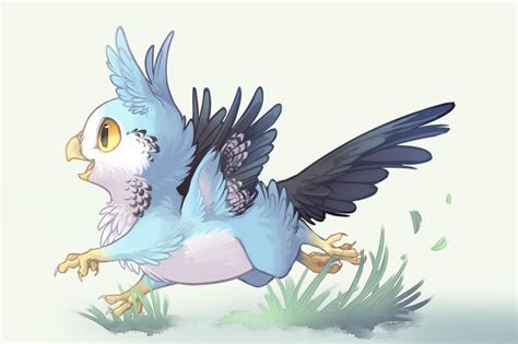 Pudgy Budgie By Mewitti On Deviantart Budgies Fantasy Creatures Buy