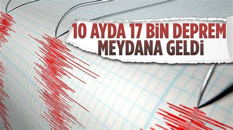 Türkiye de 10 ayda 17 bin deprem meydana geldi Ankara Masası