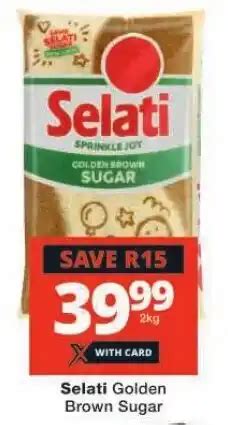 Selati Golden Brown Sugar Kg Offer At Checkers