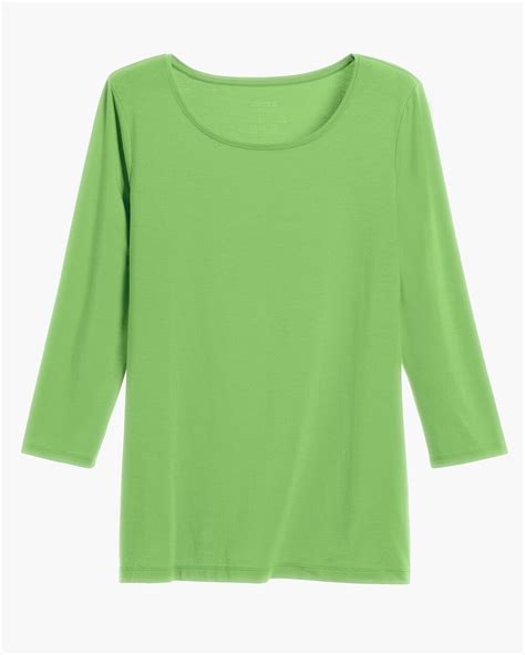 Pima Cotton Scoop Neck Tee Chicos