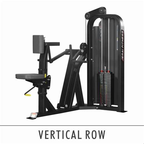 Commercial Jerai Fitness Vertical Row Machine New Club Line Series