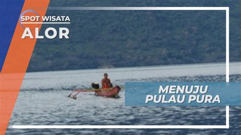 Menikmati Perjalanan Laut Menuju Spot Diving Indah Di Pulau Pura Alor