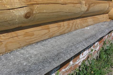 Отливы на фундамент деревянного дома