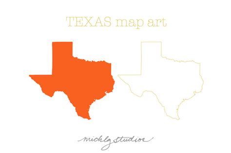 VECTOR & PNG Texas map clip art ~ Illustrations ~ Creative Market