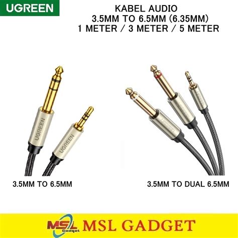 Jual Ugreen Kabel Audio Aux Jack Mm To Mm Mm Trs Stereo