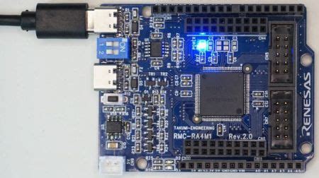 Arduino UNO R4互換機4純正互換機RMC RA4M12 それやってみよう