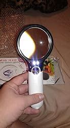 Amazon Magnifier 3 LED Light Marrywindix 3X 45X Handheld