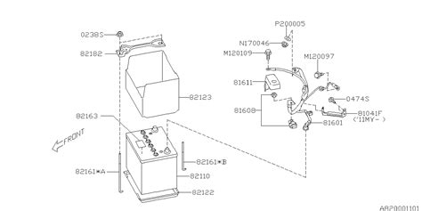 Subaru Forester Vehicle Battery 55d23l Mf A Power Source For A Vehicles Electrical