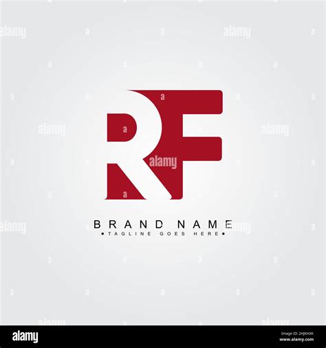 Letra Inicial Logotipo RF Logotipo De Minimal Business Para El