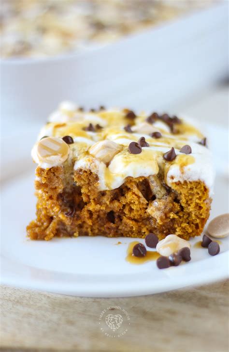 The BEST Pumpkin Spice Poke Cake Recipe EVER