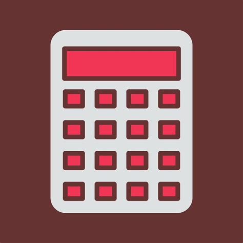 Calculator Vector Icon 41805870 Vector Art At Vecteezy