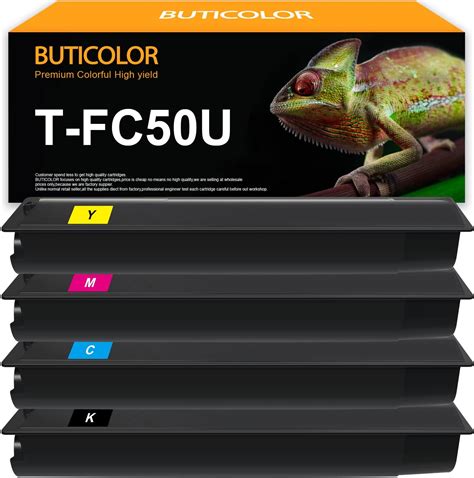 Amazon Buticolor Remanufactured T FC50U Toner Cartridge T FC50U K