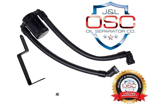 JLT J L Black Billet Oil Separator Catch Can 2013 2019 Ford Explorer 3