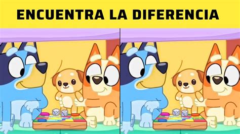 Encuentra La Diferencia Reto Bluey Bely Games Youtube